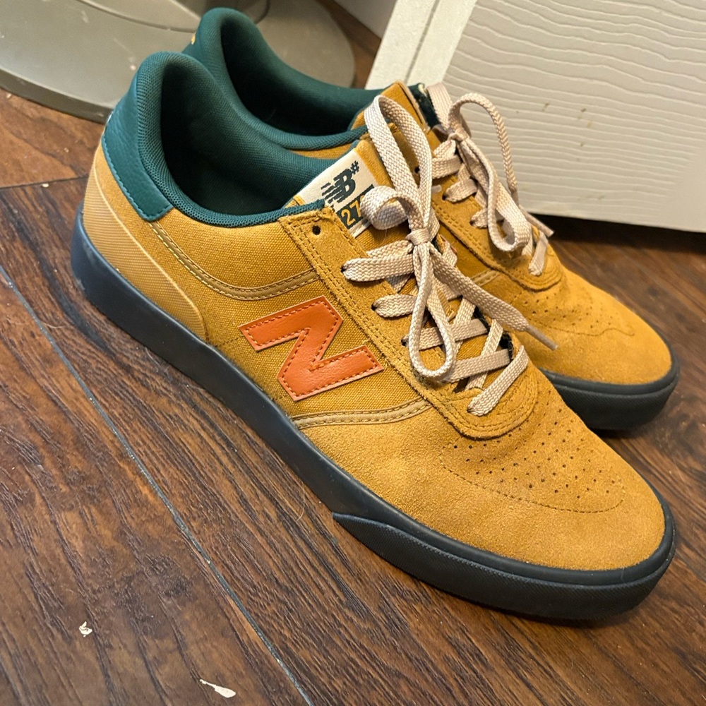 New Balance Orange and Green Sneakers